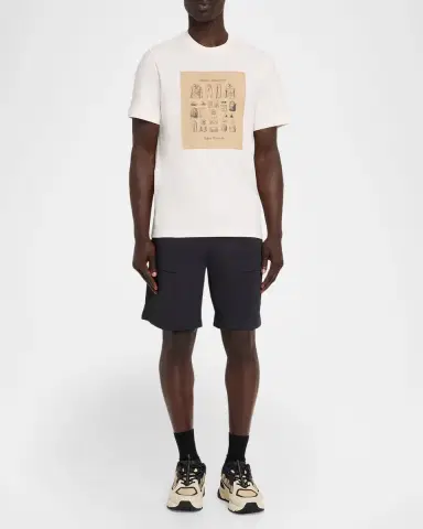 Moncler Men's Nylon Zip Pocket Pull-On Shorts | Thumbnail 2