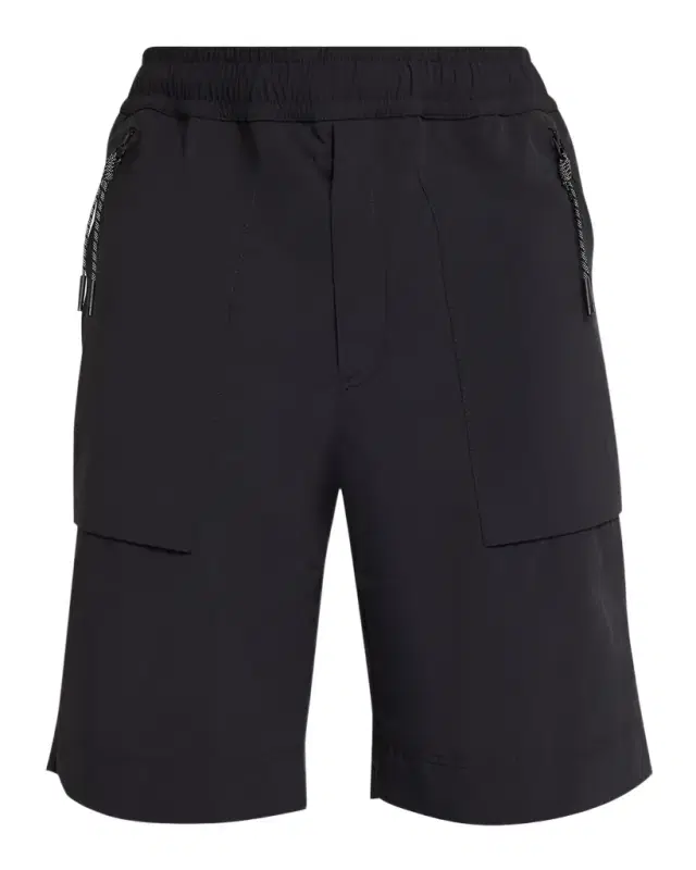 Moncler en 's Nylon Zip Pocket Pull-On Shorts