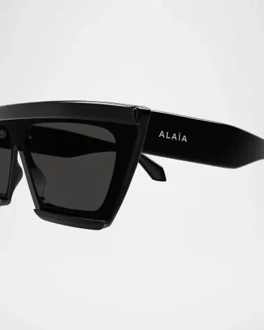 ALAÏA 65mm Acetate Mask Sunglasses | Thumbnail 3 ALAÏA 65mm Acetate Mask Sunglasses | Thumbnail 3