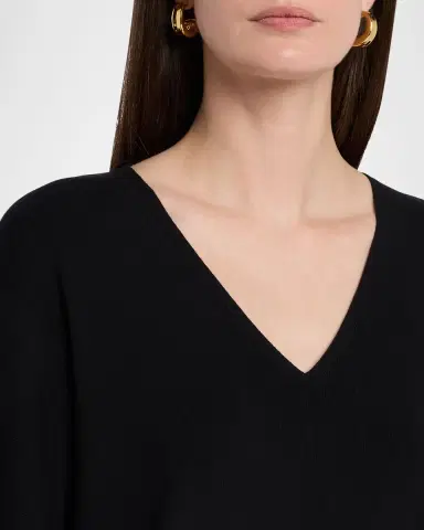Lafayette 148 New York Ribbed V-Neck Sweater | Thumbnail 5 Lafayette 148 New York Ribbed V-Neck Sweater | Thumbnail 5