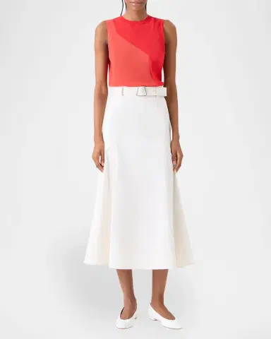 Akris High Plains Cotton-Silk Sleeveless Sweater | Thumbnail 2