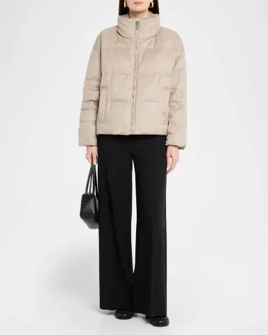 Max Mara Destino Quilted Cashmere Broadcloth Jacket | Thumbnail 2