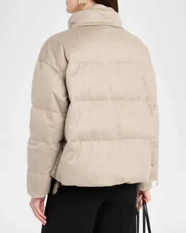 Max Mara Destino Quilted Cashmere Broadcloth Jacket | Thumbnail 3