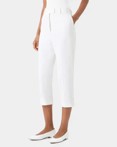 Akris Flavi Cotton-Stretch Denim Slim-Leg Capri Pants | Thumbnail 2 Akris Flavi Cotton-Stretch Denim Slim-Leg Capri Pants | Thumbnail 2