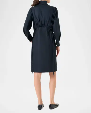 Akris Stretch Cotton Knee-Length Dress | Thumbnail 3 Akris Stretch Cotton Knee-Length Dress | Thumbnail 3