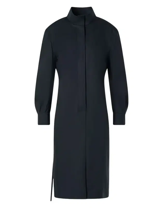 Akris Stretch Cotton Knee-Length Dress