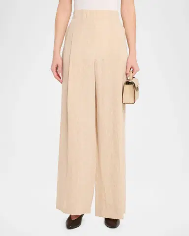 Lafayette 148 New York Astor Wide-Leg Linen Pants | Thumbnail 4 Lafayette 148 New York Astor Wide-Leg Linen Pants | Thumbnail 4