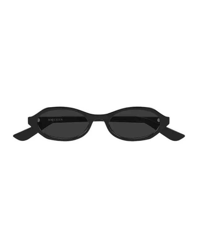 McQueen 51mm Acetate Oval Sunglasses