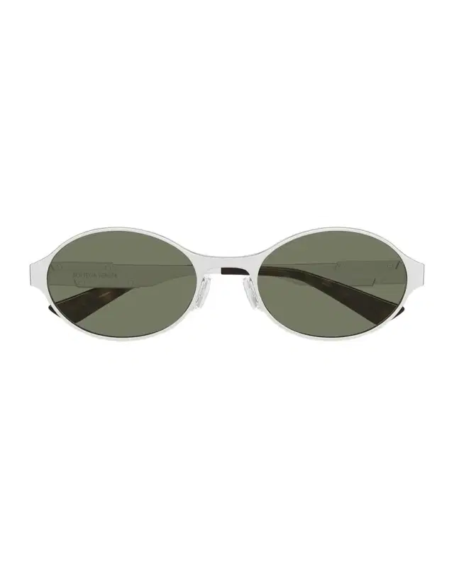 Bottega Veneta 55mm Metal Oval Sunglasses