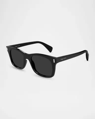 Alexander McQueen Men's AM0551S-001 Acetate Square Sunglasses | Thumbnail 2 Alexander McQueen Men's AM0551S-001 Acetate Square Sunglasses | Thumbnail 2