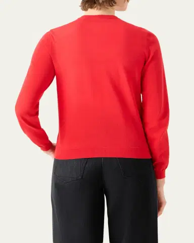 Akris Crewneck Silk-Blend Cardigan | Thumbnail 7 Akris Crewneck Silk-Blend Cardigan | Thumbnail 7