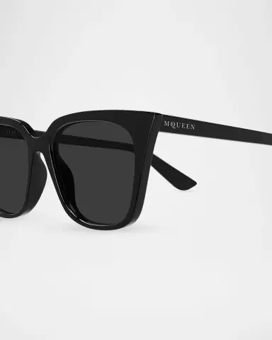Alexander McQueen 53mm Acetate Cat-Eye Sunglasses | Thumbnail 3 Alexander McQueen 53mm Acetate Cat-Eye Sunglasses | Thumbnail 3