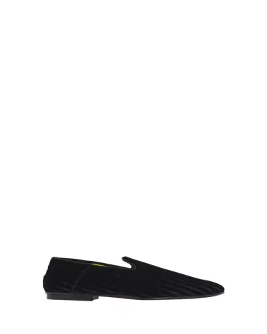 Tom Ford Men's Striped Velvet Loafers | Thumbnail 1 Tom Ford Men's Striped Velvet Loafers | Thumbnail 1