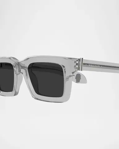 Alexander McQueen Men's 50mm Skull Rectangular Acetate Sunglasses | Thumbnail 3 Alexander McQueen Men's 50mm Skull Rectangular Acetate Sunglasses | Thumbnail 3