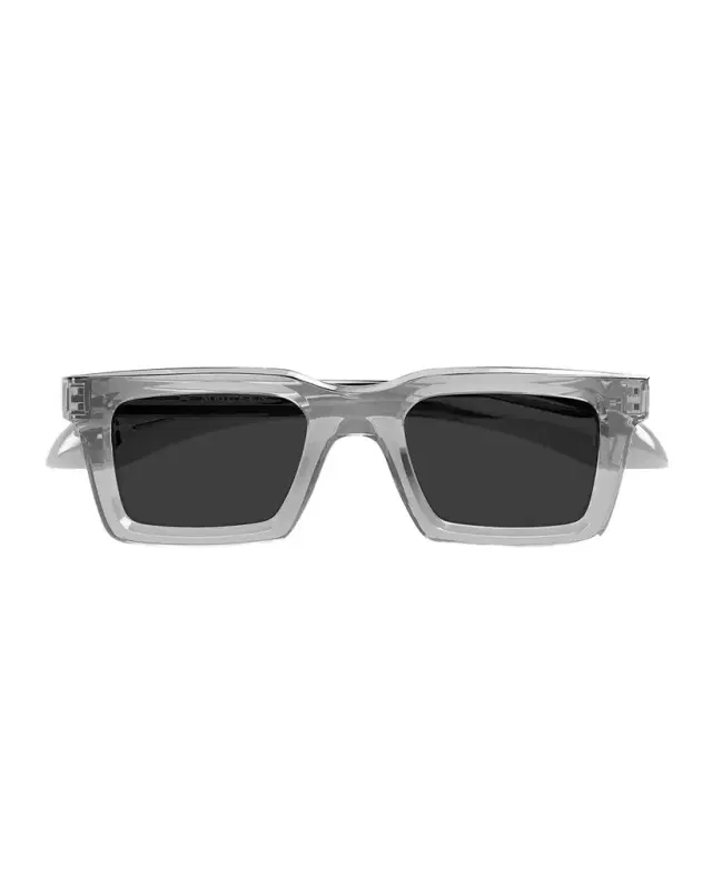 McQueen Men 's 50mm Skull Rectangular Acetate Sunglasses