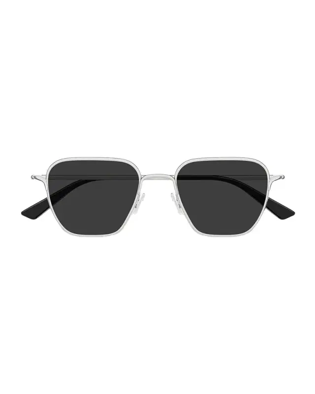 McQueen Men 's AM0561S-001 Metal Square Sunglasses
