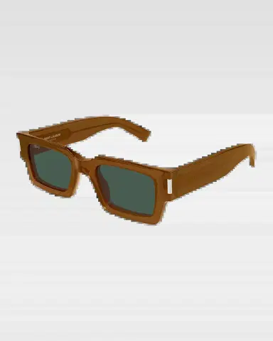Saint Laurent Men's SL 572-011 Acetate Rectangle Sunglasses | Thumbnail 2