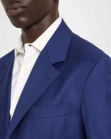 Brunello Cucinelli Pinstriped Linen-Blend Single-Breasted Suit | Thumbnail 5 Brunello Cucinelli Pinstriped Linen-Blend Single-Breasted Suit | Thumbnail 5