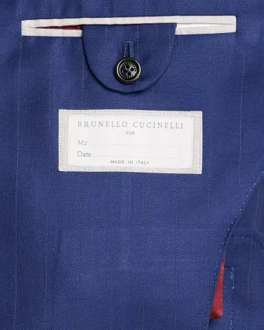 Brunello Cucinelli Pinstriped Linen-Blend Single-Breasted Suit | Thumbnail 6 Brunello Cucinelli Pinstriped Linen-Blend Single-Breasted Suit | Thumbnail 6