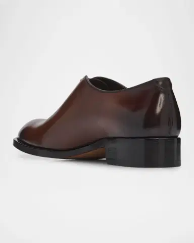 Tom Ford Men's Wholecut Leather Oxford Shoes | Thumbnail 2