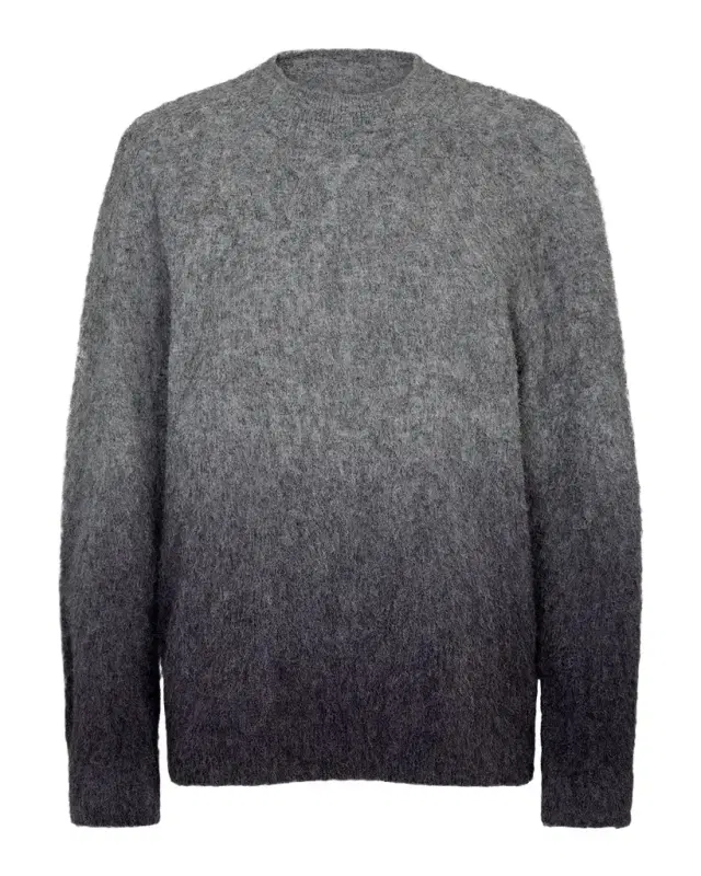 Ombré Wool Crewneck Sweater