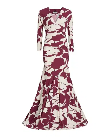 Chiara Boni La Petite Robe Riensen Floral-Print Mermaid Gown | Thumbnail 1