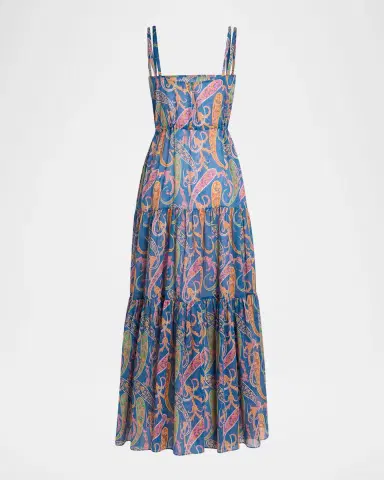 Etro Paisley Tiered Maxi Dress | Thumbnail 2 Etro Paisley Tiered Maxi Dress | Thumbnail 2