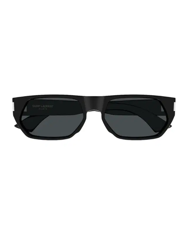 Saint Laurent Men 's SL 898-001 Acetate Rectangle Sunglasses