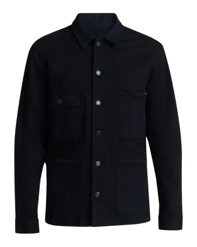 TOM FORD Men 's Twill Denim Four-Pocket Chore Jacket