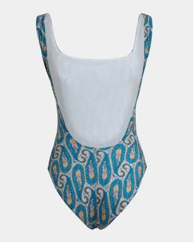 Etro Paisley Backless One-Piece Swimsuit | Thumbnail 2 Etro Paisley Backless One-Piece Swimsuit | Thumbnail 2