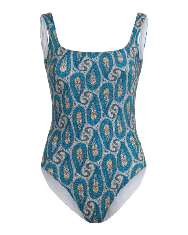 Etro Paisley Backless One-Piece Swimsuit | Thumbnail 1 Etro Paisley Backless One-Piece Swimsuit | Thumbnail 1