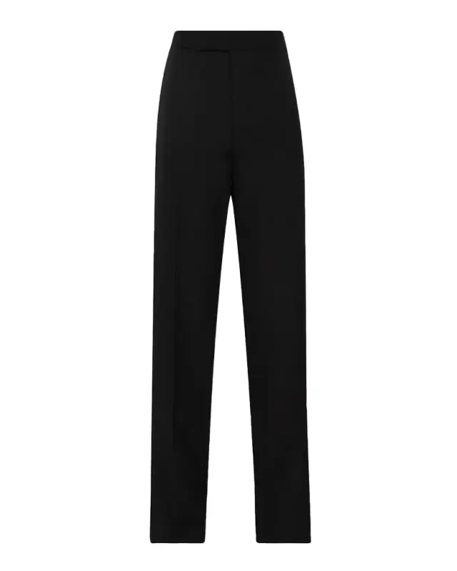 JW Anderson High-Rise Straight-Leg Tuxedo Trousers