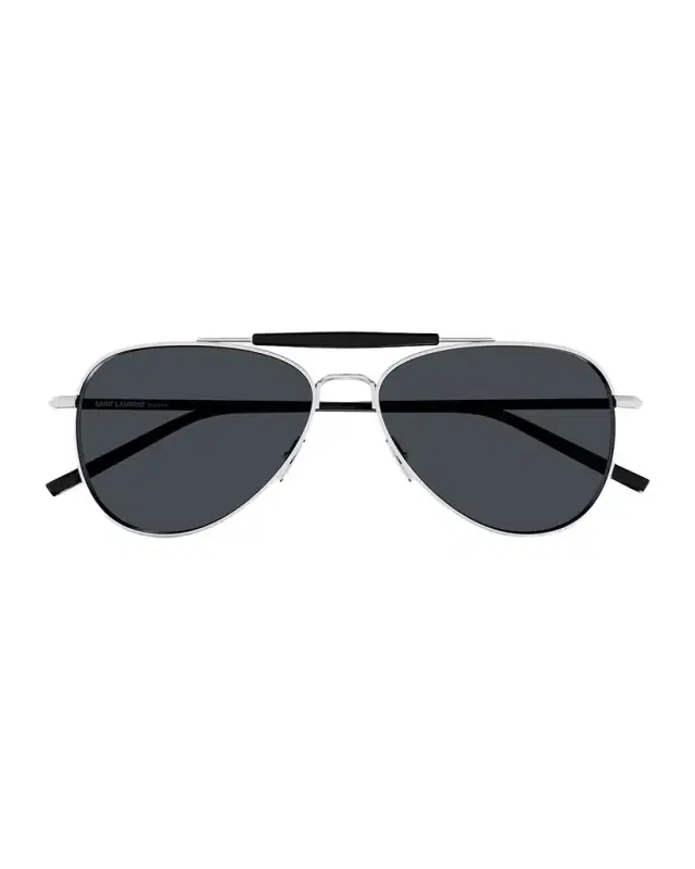 Saint Laurent Men 's SL 864-002 Metal Aviator Sunglasses