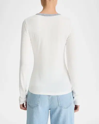 Vince Long-Sleeve Crewneck Tee | Thumbnail 2