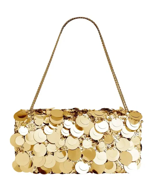 Sac a Main Sequin & Paillette Shoulder Bag