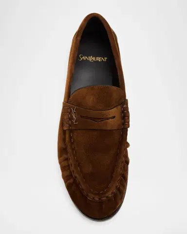 Saint Laurent Le Loafers in Supple Suede | Thumbnail 6 Saint Laurent Le Loafers in Supple Suede | Thumbnail 6