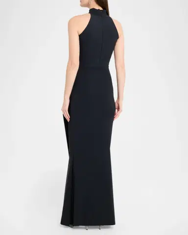 Chiara Boni La Petite Robe Gudrum Floral-Print Jersey Mermaid Gown | Thumbnail 3