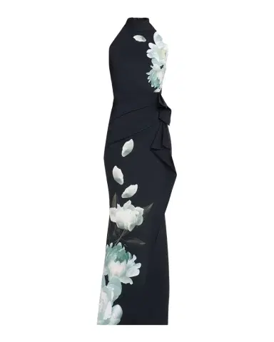 Chiara Boni La Petite Robe Gudrum Floral-Print Jersey Mermaid Gown | Thumbnail 1