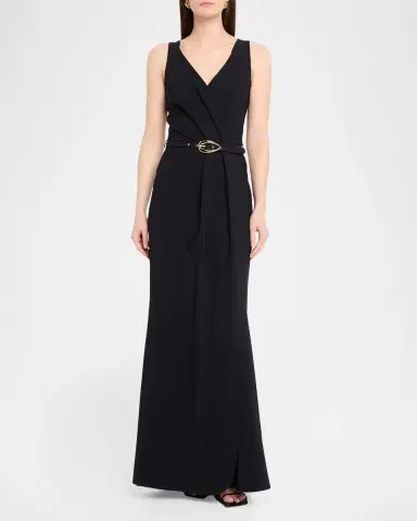 Chiara Boni La Petite Robe Heiha Sleeveless Draped Gown | Thumbnail 2 Chiara Boni La Petite Robe Heiha Sleeveless Draped Gown | Thumbnail 2