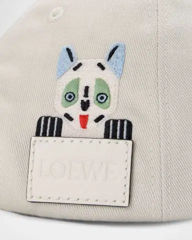 LOEWE x Louis Wain Embroidered Baseball Cap | Thumbnail 4