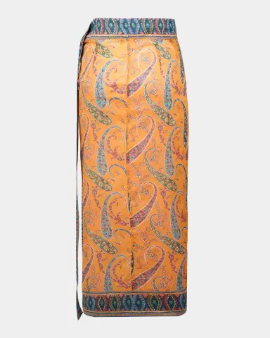 Etro Paisley Maxi Wrap Skirt | Thumbnail 2 Etro Paisley Maxi Wrap Skirt | Thumbnail 2