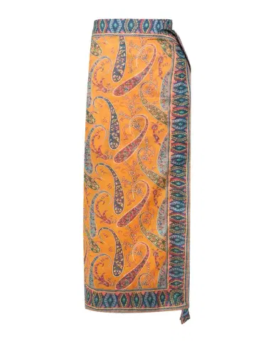 Etro Paisley Maxi Wrap Skirt | Thumbnail 1 Etro Paisley Maxi Wrap Skirt | Thumbnail 1