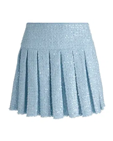 Alice + Olivia Emilie Embellished Tweed Mini Skort | Thumbnail 1 Alice + Olivia Emilie Embellished Tweed Mini Skort | Thumbnail 1