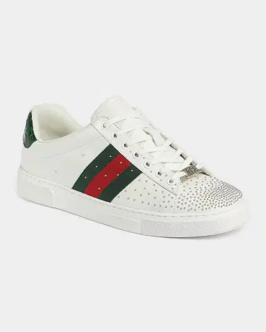 Gucci Men's Ace Studded Leather Low-Top Sneakers | Thumbnail 5 Gucci Men's Ace Studded Leather Low-Top Sneakers | Thumbnail 5