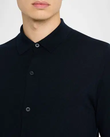 Vince Men's Cashmere Knit Ribbed-Trim Cardigan | Thumbnail 7