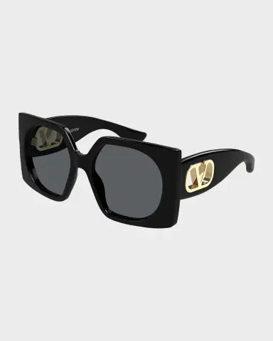 Valentino Garavani VLogo Signature 55mm Square Sunglasses | Thumbnail 2