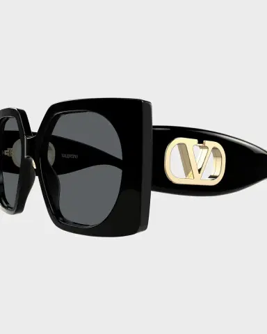 Valentino Garavani VLogo Signature 55mm Square Sunglasses | Thumbnail 3