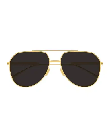 Bottega Veneta Men's BV1465S-001 Double-Bridge Metal Aviator Sunglasses | Thumbnail 1 Bottega Veneta Men's BV1465S-001 Double-Bridge Metal Aviator Sunglasses | Thumbnail 1