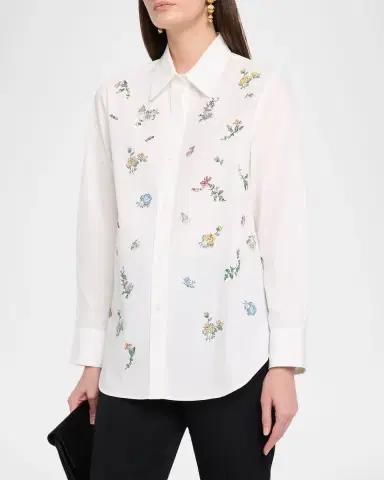 Libertine Joy And Mirth Embellished New Classic Shirt | Thumbnail 4