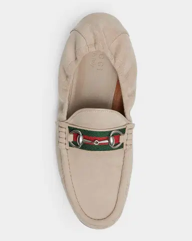 Gucci Men's Horsebit 1953 Suede Moc-Toe Loafers | Thumbnail 6 Gucci Men's Horsebit 1953 Suede Moc-Toe Loafers | Thumbnail 6